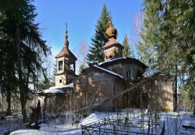 Марково, урочище. Церковь Тихвинской иконы Божией Матери