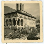 Церковь Николая Чудотворца, Фото 1941 г. с аукциона e-bay.de<br>, Кыйнений-Мич, Вылча, Румыния