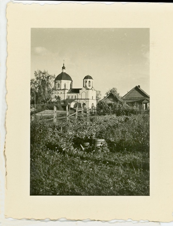 Церковь Троицы Живоначальной, Даньково (Андреапольский район, Тверская область). архивная фотография, Фото 1941 г. с аукциона e-bay.de