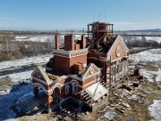 Церковь Софрония, епископа Иркутского (строящаяся), Вид с запада<br>, Мамоны, Иркутский район, Иркутская область