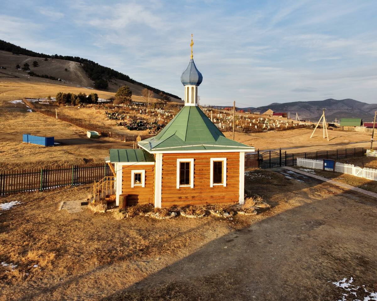 Часовня Порт-Артурской иконы Божией Матери, Большое Голоустное (Иркутский район, Иркутская область). фасады, Южный фасад 