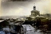 Церковь Преображения Господня, Фото из краеведческого музея с. Ербогачён<br>, Преображенка, Катангский район, Иркутская область