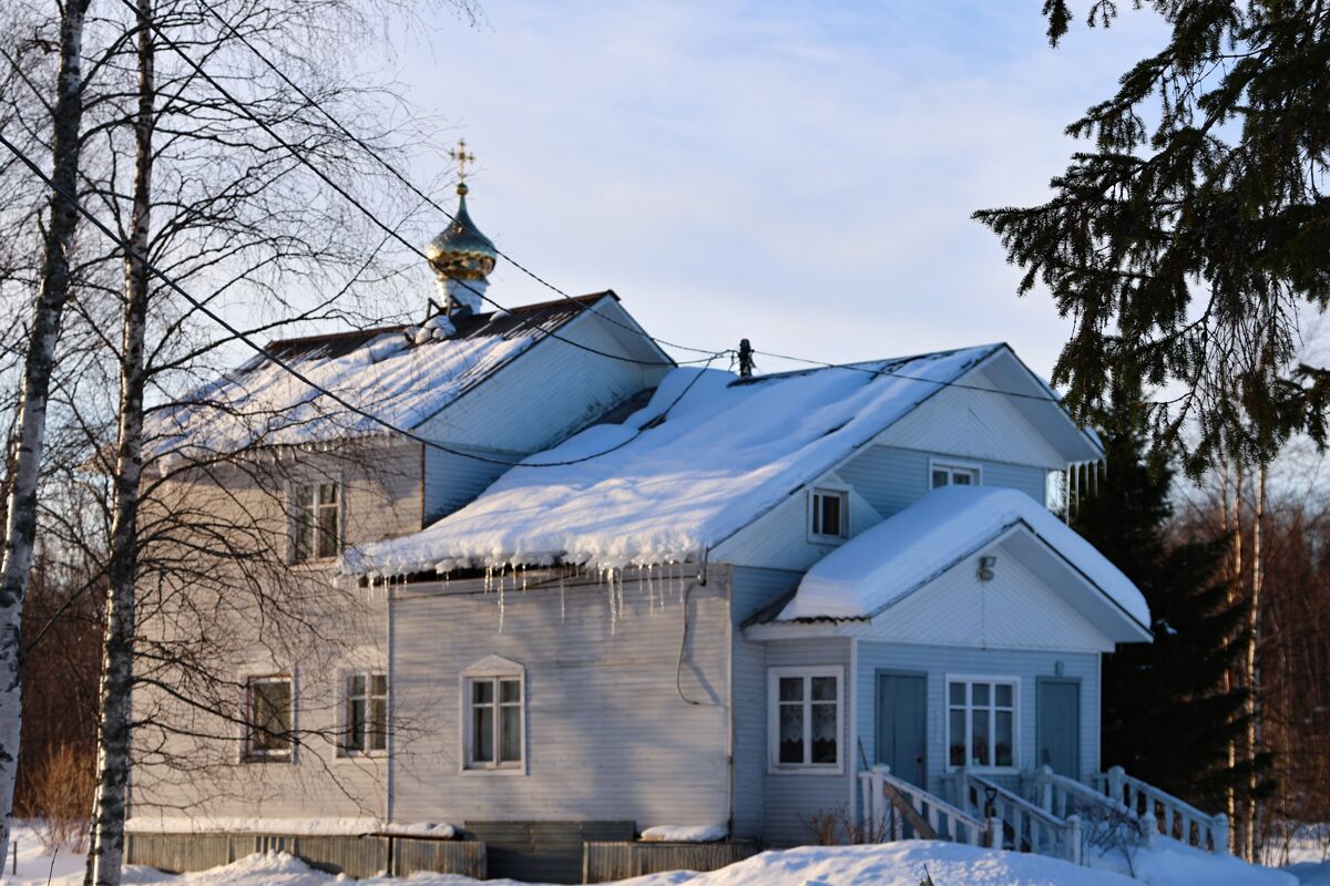 Домовая церковь Покрова Пресвятой Богородицы, Радово, урочище (Приморский район, Архангельская область). фасады