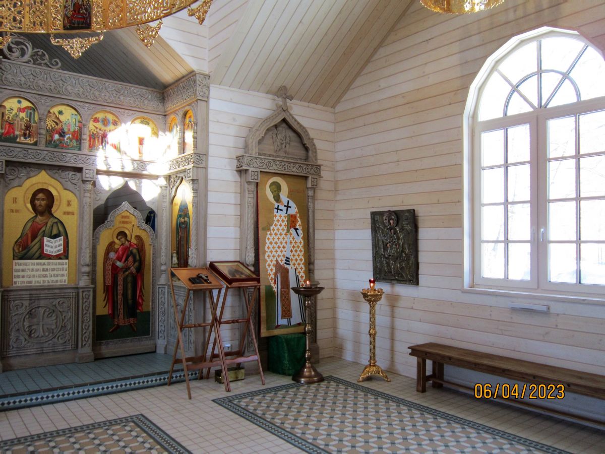 Церковь Сергия Радонежского на Крестовском острове, Петроградский район (Санкт-Петербург, г. Санкт-Петербург). интерьер и убранство, Внутреннее убранство