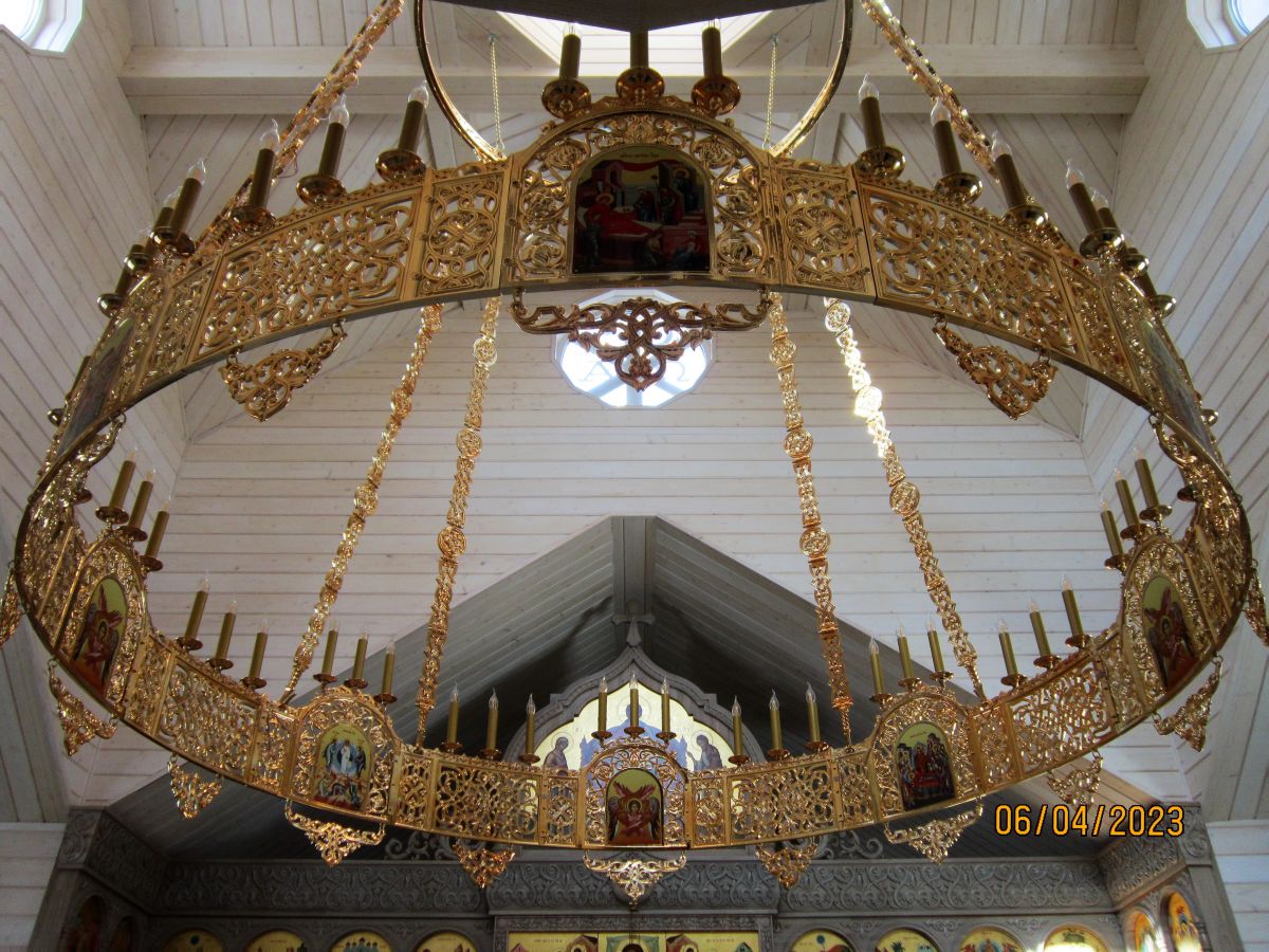 Церковь Сергия Радонежского на Крестовском острове, Петроградский район (Санкт-Петербург, г. Санкт-Петербург). интерьер и убранство, Паникадило