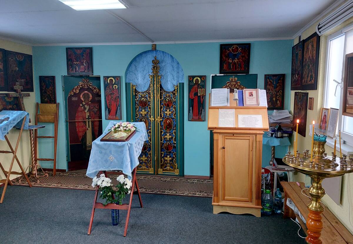 Церковь Августовской иконы Божией Матери, Невский район (Санкт-Петербург, г. Санкт-Петербург). интерьер и убранство