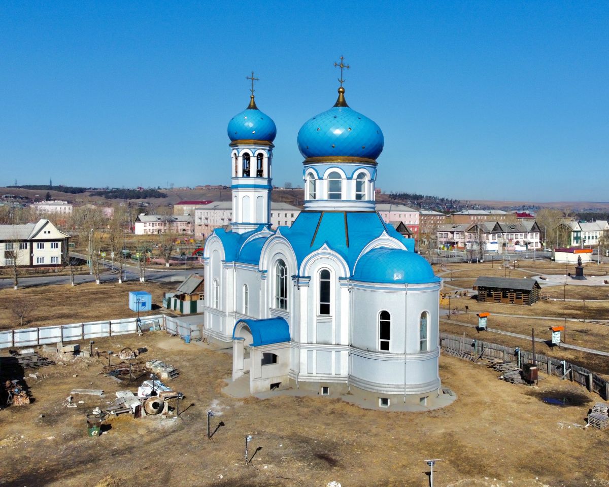 Церковь Благовещения Пресвятой Богородицы (строится), Свирск (Черемховский район, Иркутская область). фасады, Вид с ЮВ
