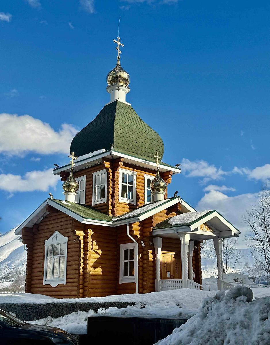 фасады. Церковь Лазаря Четверодневного, Кировск (Кировск, город, Мурманская область)