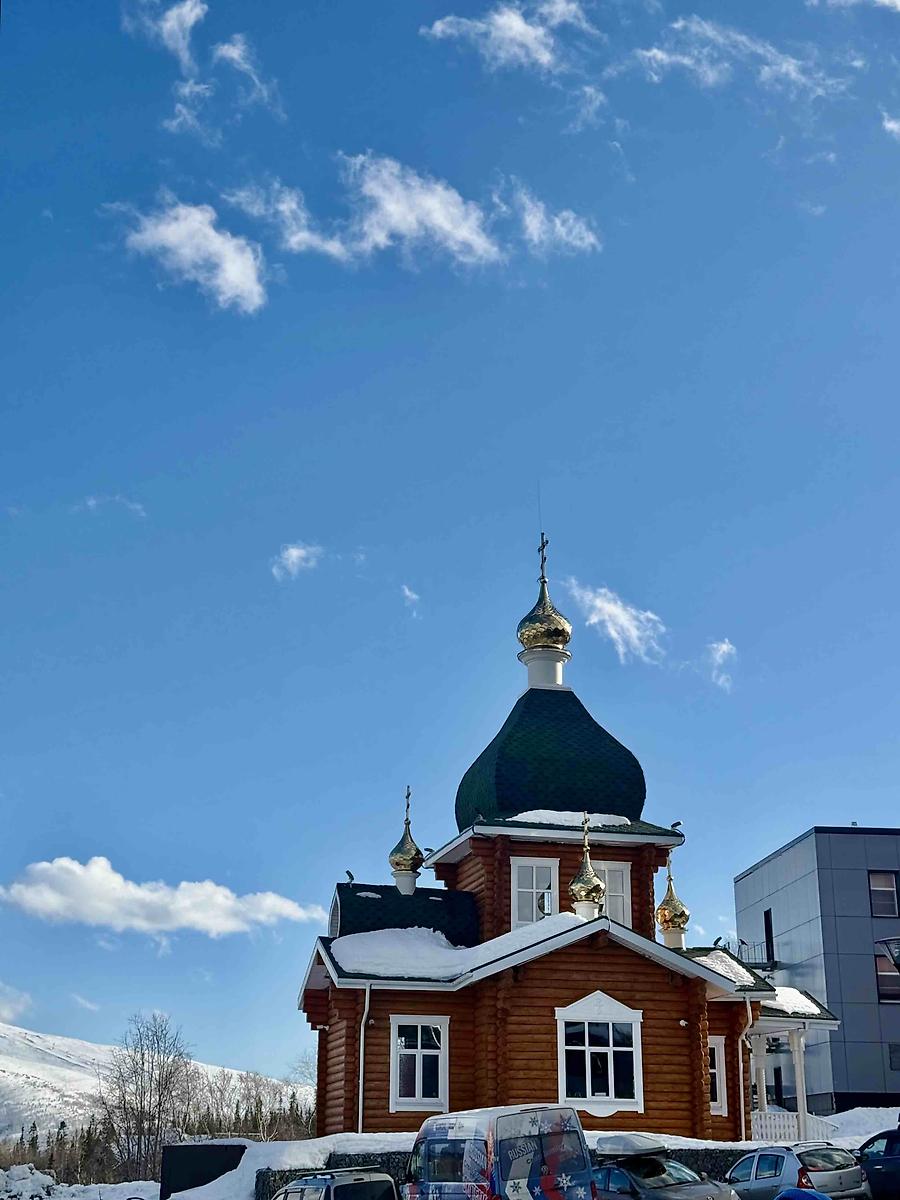 фасады. Церковь Лазаря Четверодневного, Кировск (Кировск, город, Мурманская область)