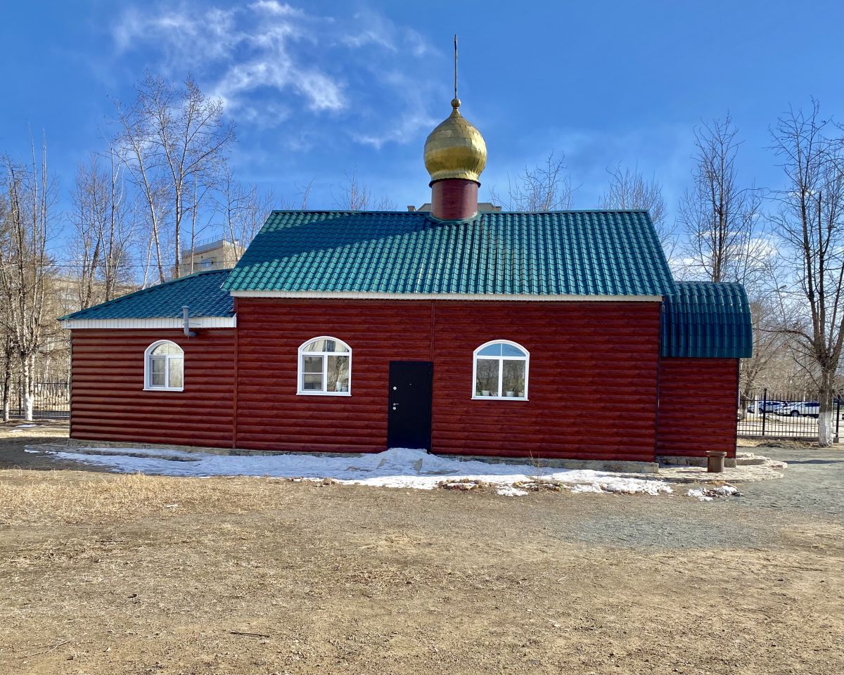 Церковь Воздвижения Креста Господня на КСК (временная), Чита (Чита, город, Забайкальский край). фасады, Вид с севера