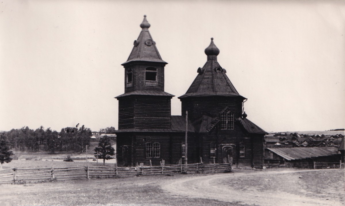 Церковь Рождества Христова (единоверческая), Лая (Пригородный район (Горноуральский ГО), Свердловская область). архивная фотография, Фото 1950-ых годов из фондов Нижнетагильского музея-заповедника 