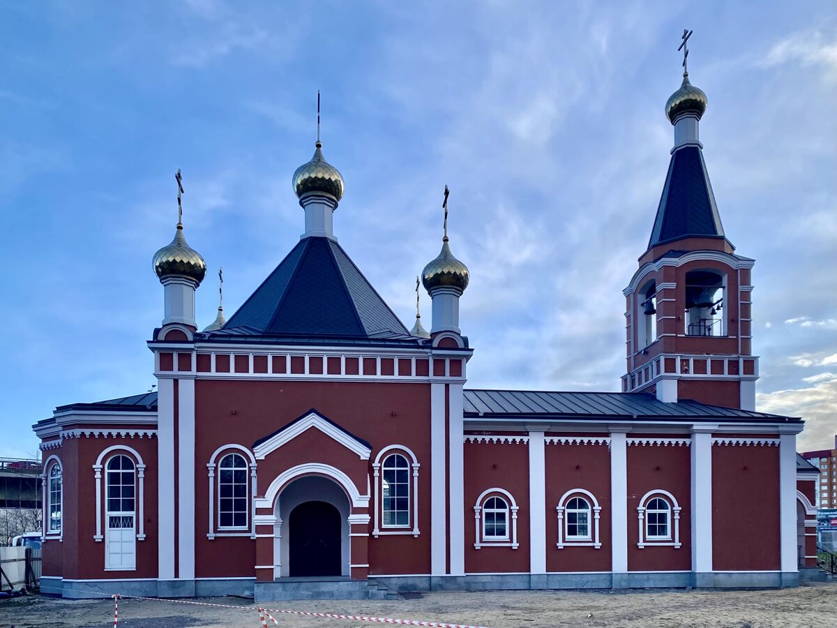 Церковь Тихона, Патриарха Всероссийского, Красногвардейский район (Санкт-Петербург, г. Санкт-Петербург). фасады, Северный фасад