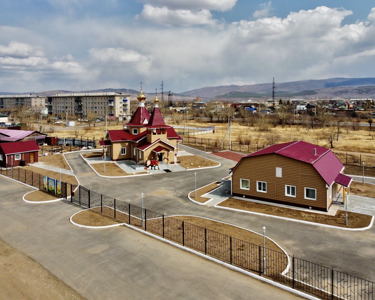 Церковь Димитрия Солунского, Чита (Чита, город, Забайкальский край). общий вид в ландшафте, Вид с запада