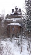 Церковь Георгия Победоносца, Храм еще на своем историческом месте в селе Семеновское Верхнетоемского района<br>, Андреевская, урочище, Верхнетоемский район, Архангельская область
