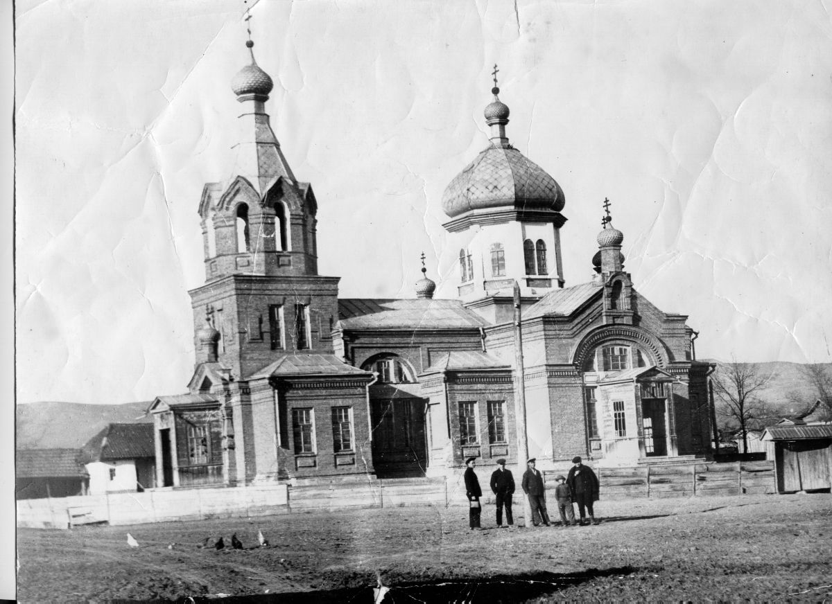 Первомайская. Церковь Георгия Победоносца. архивная фотография, Дата съемки: 1945-1950 гг.