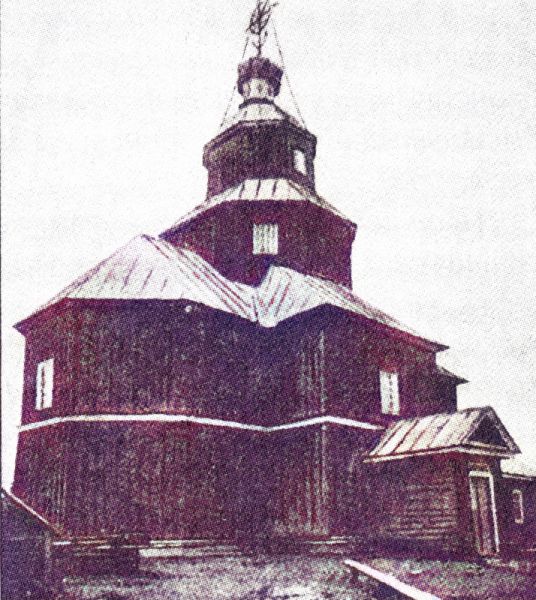 Церковь Николая Чудотворца, Зверовичи (Краснинский район, Смоленская область). архивная фотография, Фото 1900-х годов из фондов Государственного НИМ архитектуры им. А.В. Щусева