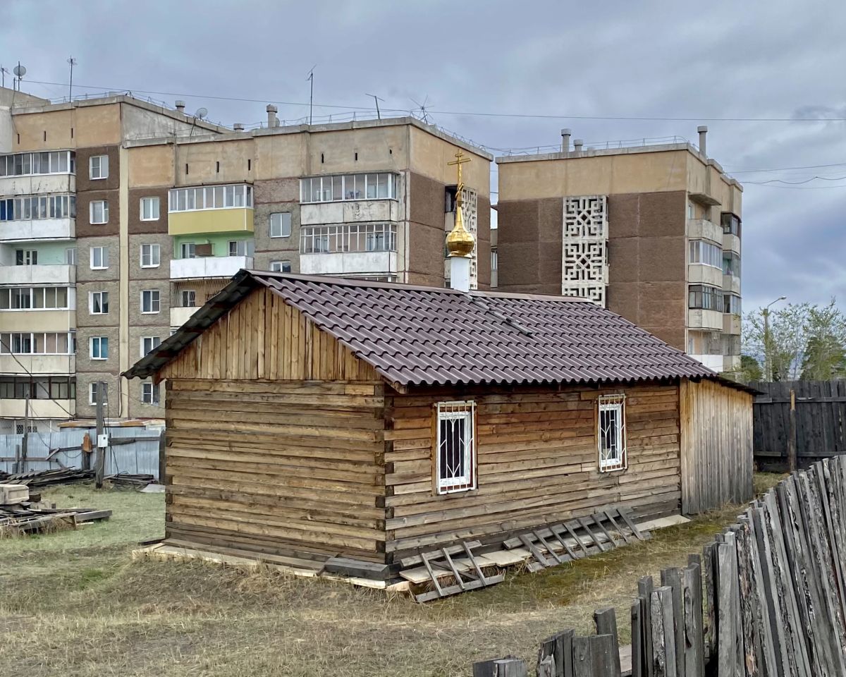 Стеклозавод. Церковь Матроны Московской (временная). фасады, Вид с севера