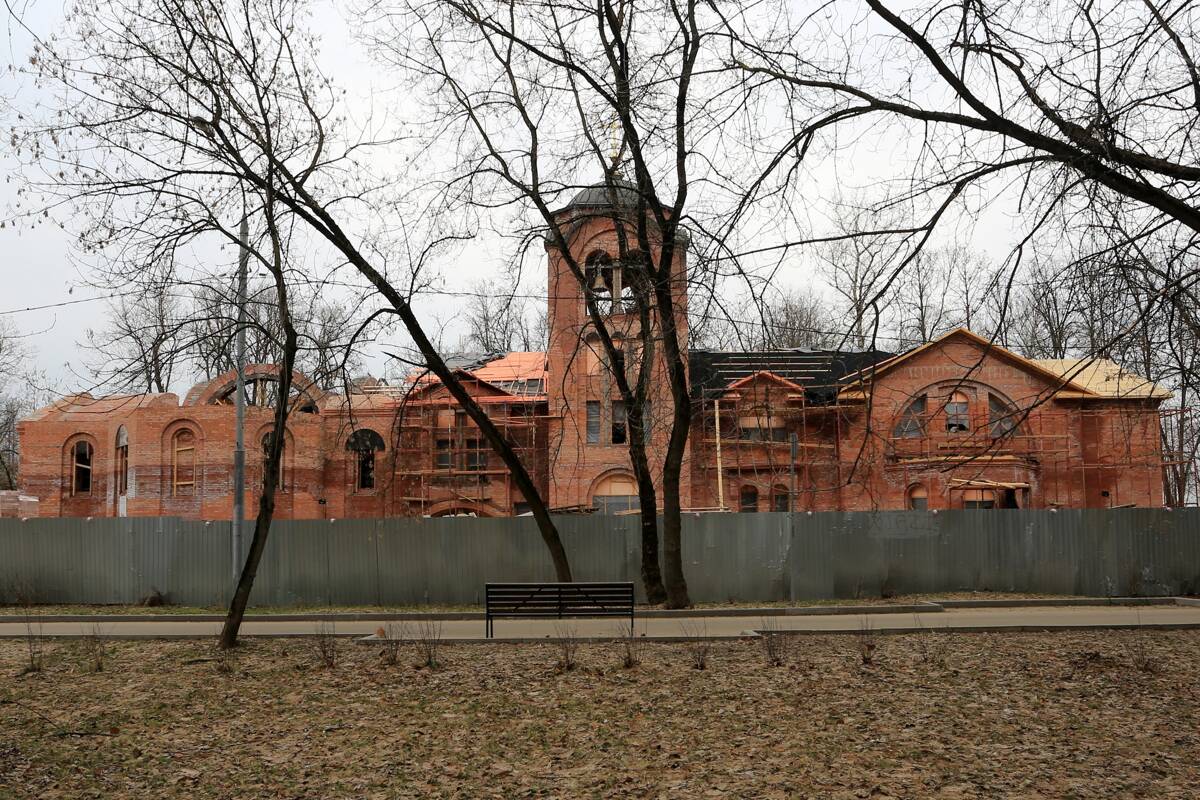 Церковь Феодора Ушакова (строящаяся), Левобережный (Северный административный округ (САО), г. Москва). документальные фотографии