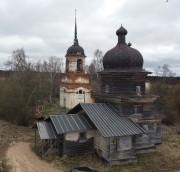 Храмовый комплекс. Церкви Илии Пророка и Вознесения Господня, , Возгрецовская (Ростовское), Вельский район, Архангельская область