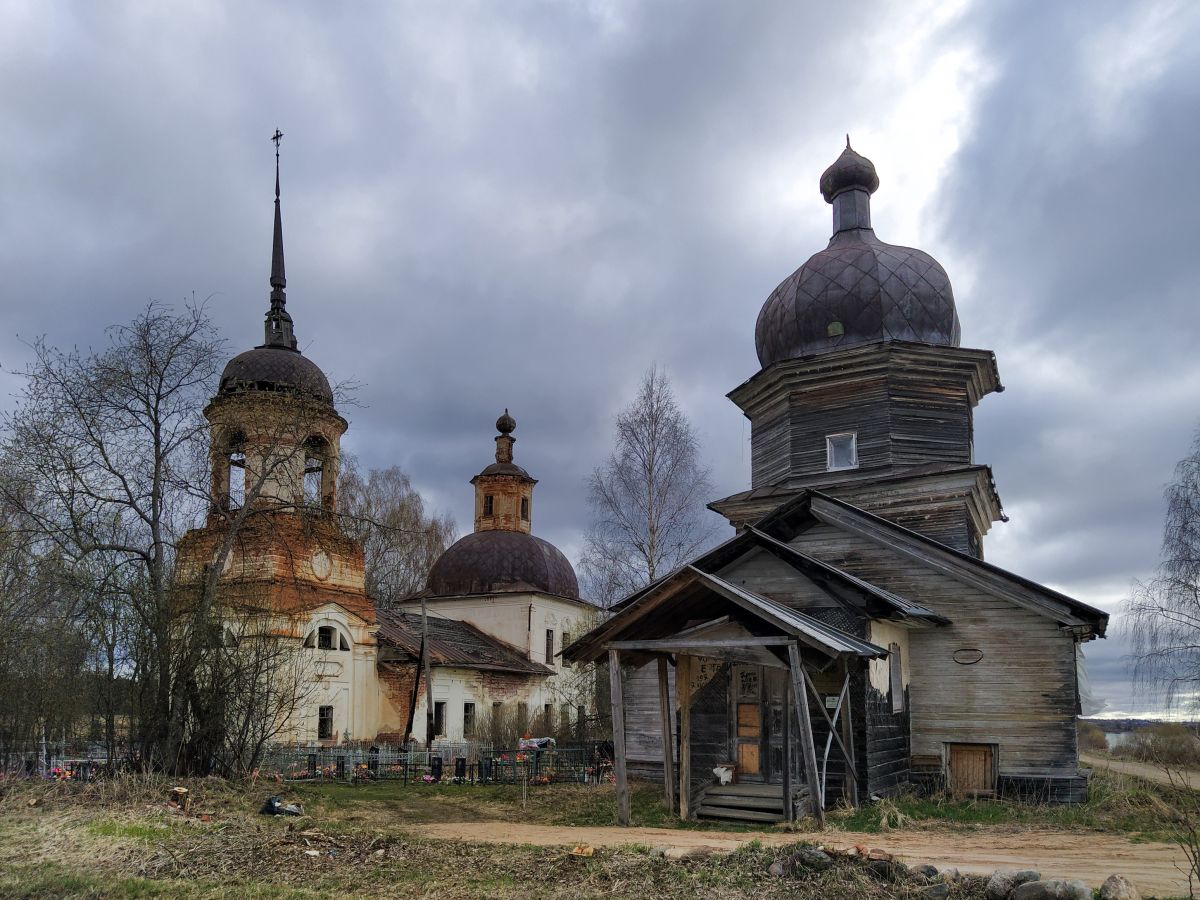 Храмовый комплекс Ростовского прихода, Возгрецовская (Ростовское) (Вельский район, Архангельская область). фасады