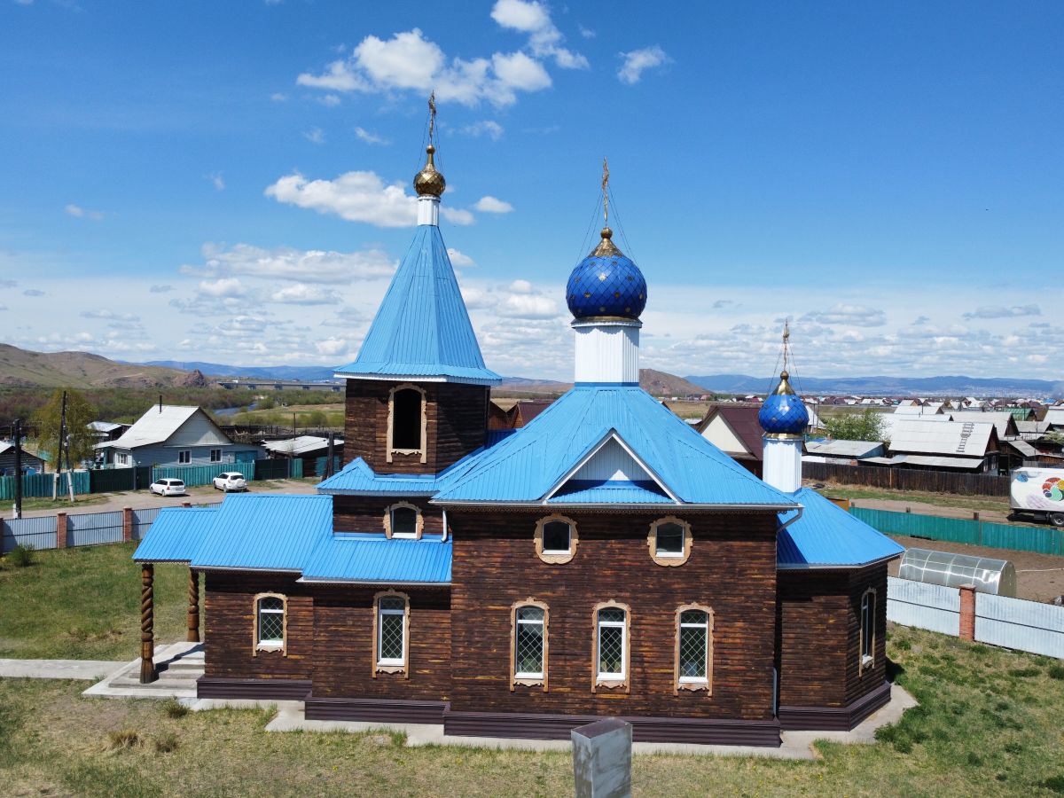 Церковь Рождества Христова, Вознесеновка (Тарбагатайский район, Республика Бурятия). фасады, Южный фасад