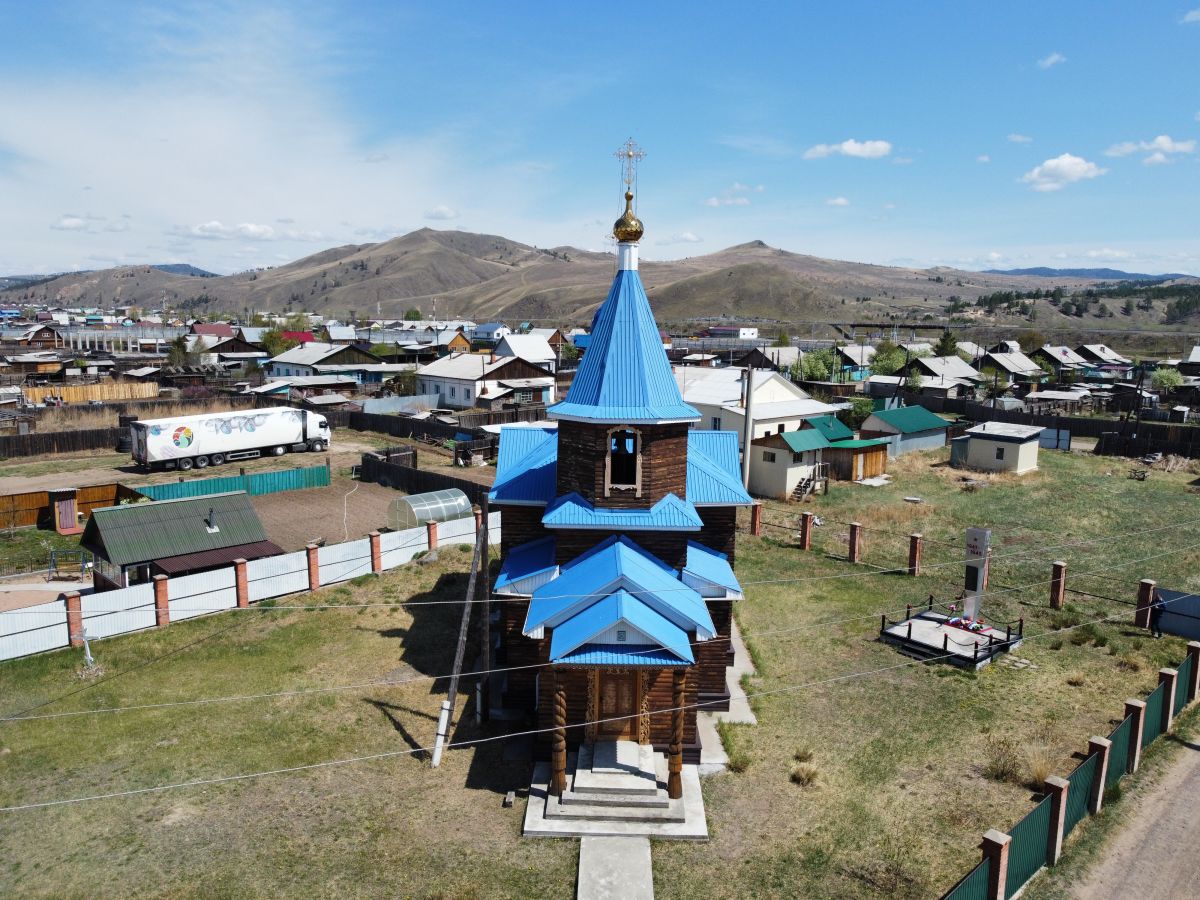 Церковь Рождества Христова, Вознесеновка (Тарбагатайский район, Республика Бурятия). фасады, Вид с запада
