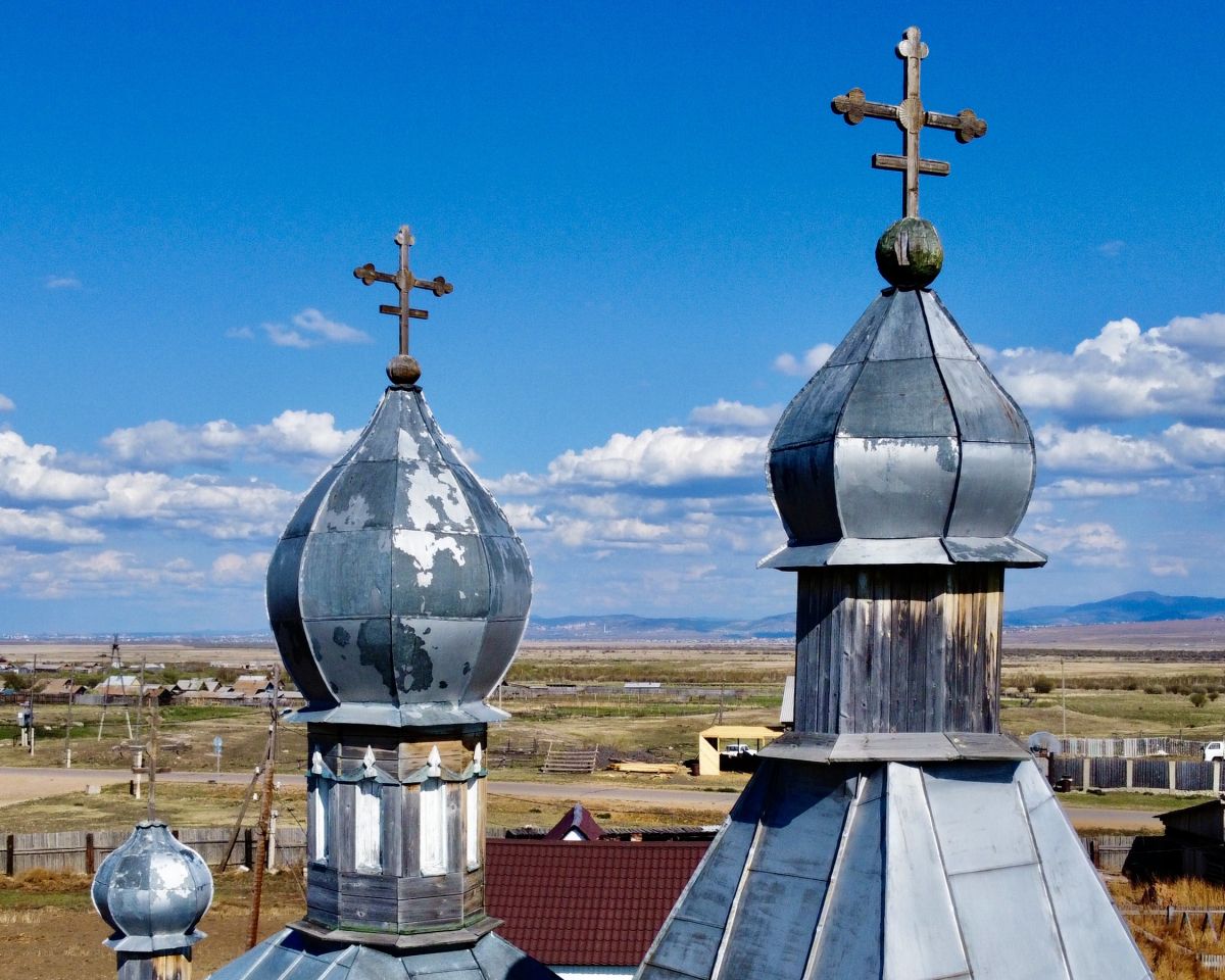 Церковь Илии Пророка, Красноярово (Иволгинский район, Республика Бурятия). архитектурные детали, Главки храма