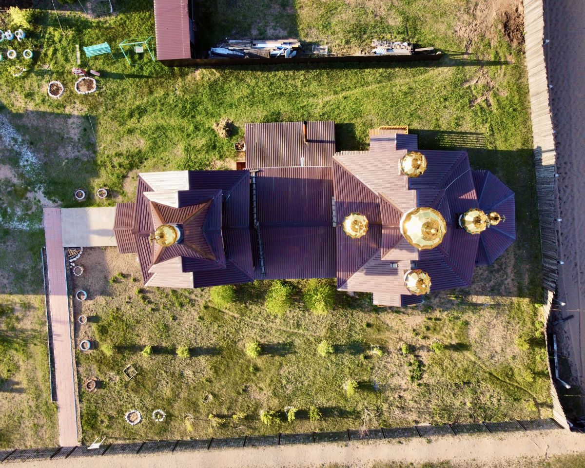 Церковь Казанской иконы Божией Матери, Новоильинск (Заиграевский район, Республика Бурятия). архитектурные детали, Сверху