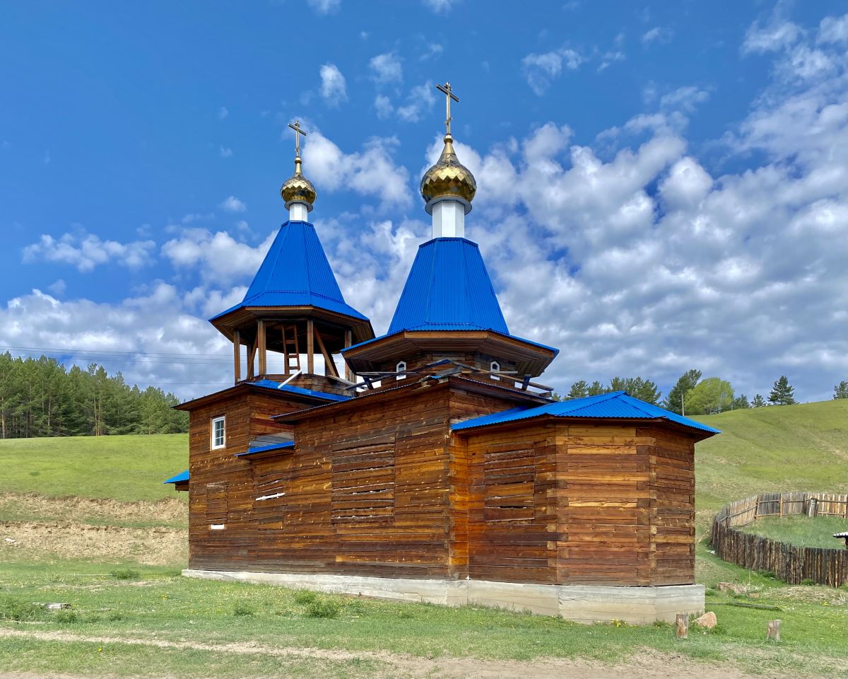 Церковь Вонифатия, Николаевский (Тарбагатайский район, Республика Бурятия). фасады, Вид с ул. Школьная