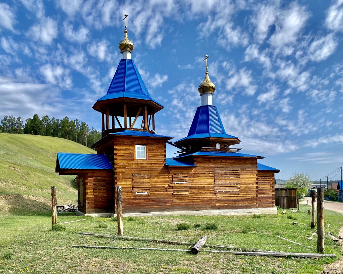 Церковь Вонифатия, Николаевский (Тарбагатайский район, Республика Бурятия). фасады, Вид с ЮЗ