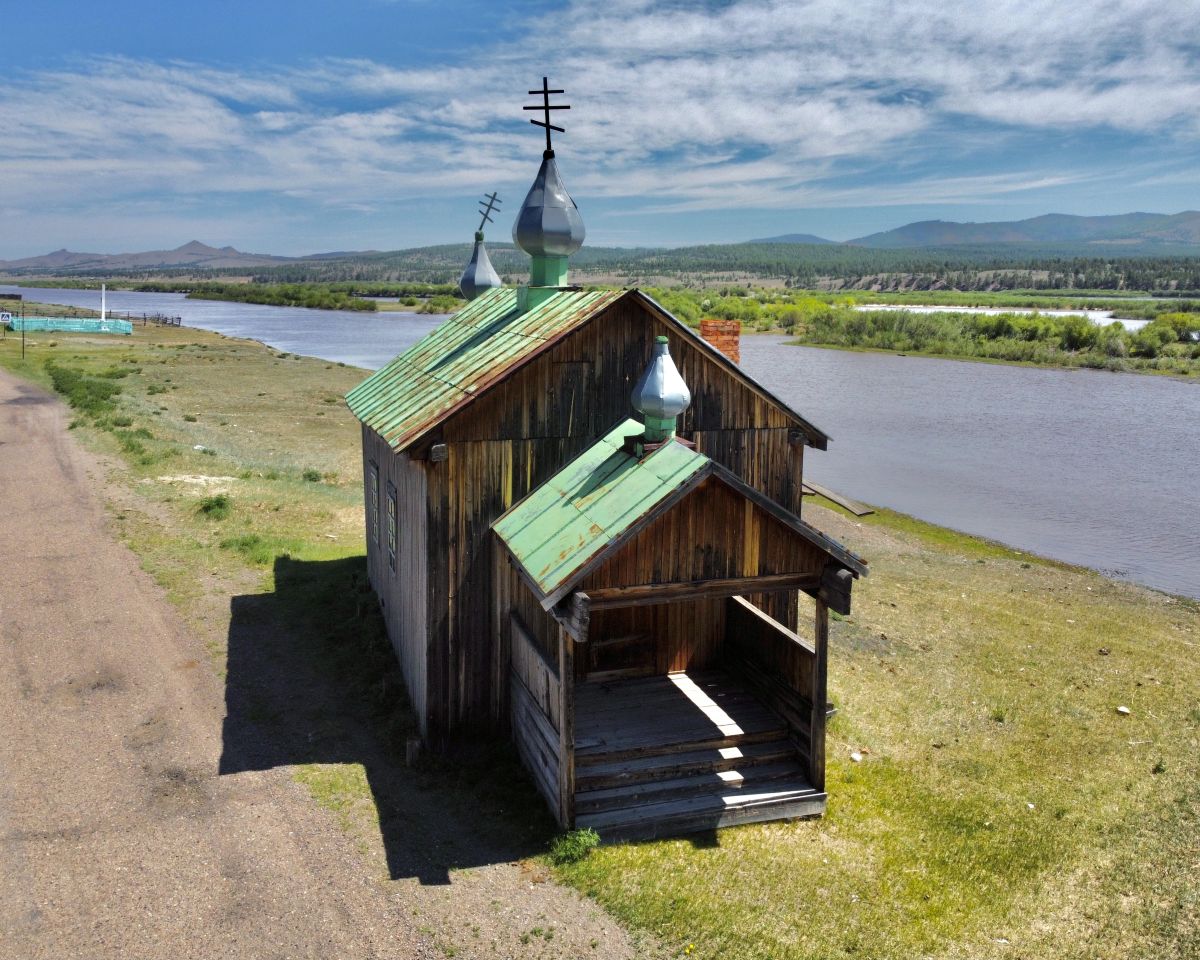 Церковь Петра и Павла, Кибалино (Иволгинский район, Республика Бурятия). фасады, Вид с ЮЗ