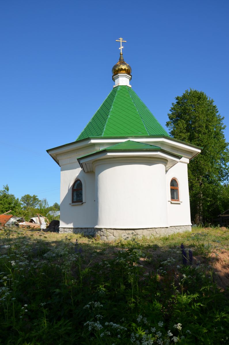 Храм-часовня Мартирия Зеленецкого, Корнилово (Куньинский район, Псковская область). фасады
