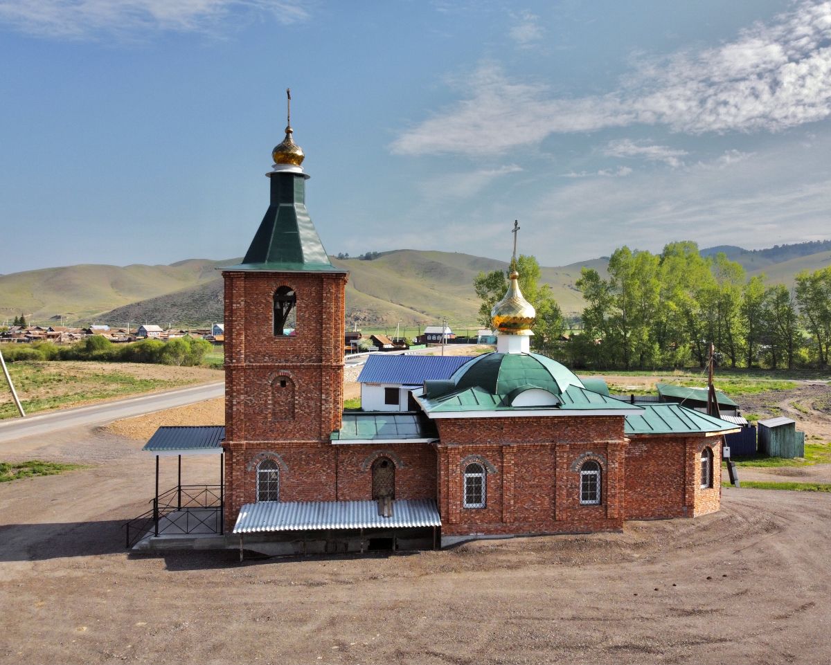 Церковь Рождества Пресвятой Богородицы, Большой Куналей (Тарбагатайский район, Республика Бурятия). фасады, Вид с юга
