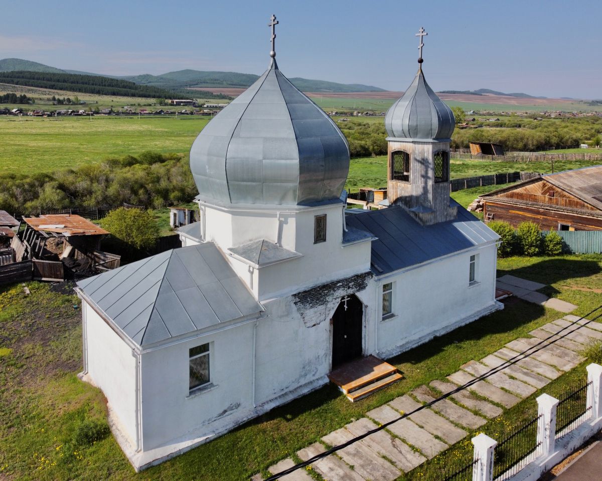 Церковь Николая Чудотворца, Куйтун (Тарбагатайский район, Республика Бурятия). фасады, Вид с СВ