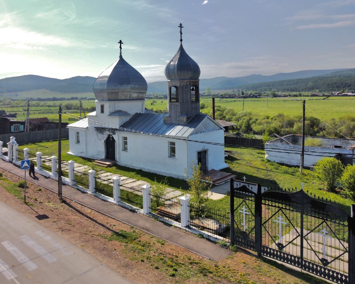 Церковь Николая Чудотворца, Куйтун (Тарбагатайский район, Республика Бурятия). фасады, Вид с СЗ