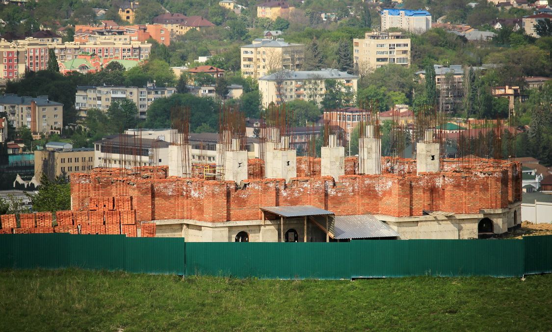 Церковь Нины равноапостольной (строящаяся), Кисловодск (Кисловодск, город, Ставропольский край). документальные фотографии