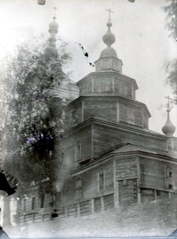 Ичалки. Церковь Троицы Живоначальной. архивная фотография, Вид с юго-востока. Фото 1929 г. из фондов Нижегородского музея-заповедника. (ГК № 30907218)