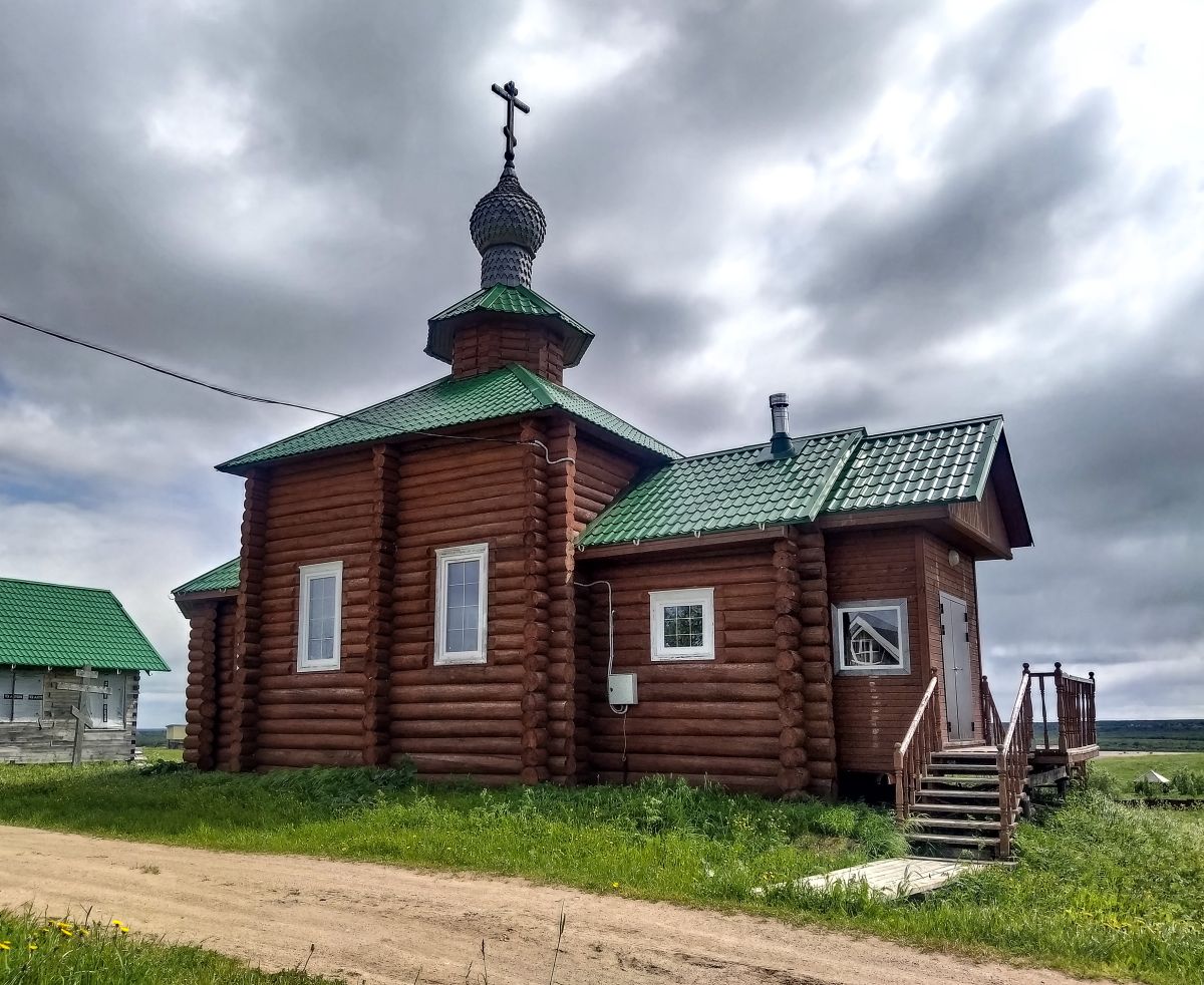 Церковь Тихвинской иконы Божией Матери, Карандашевская (Приморский район, Архангельская область). фасады