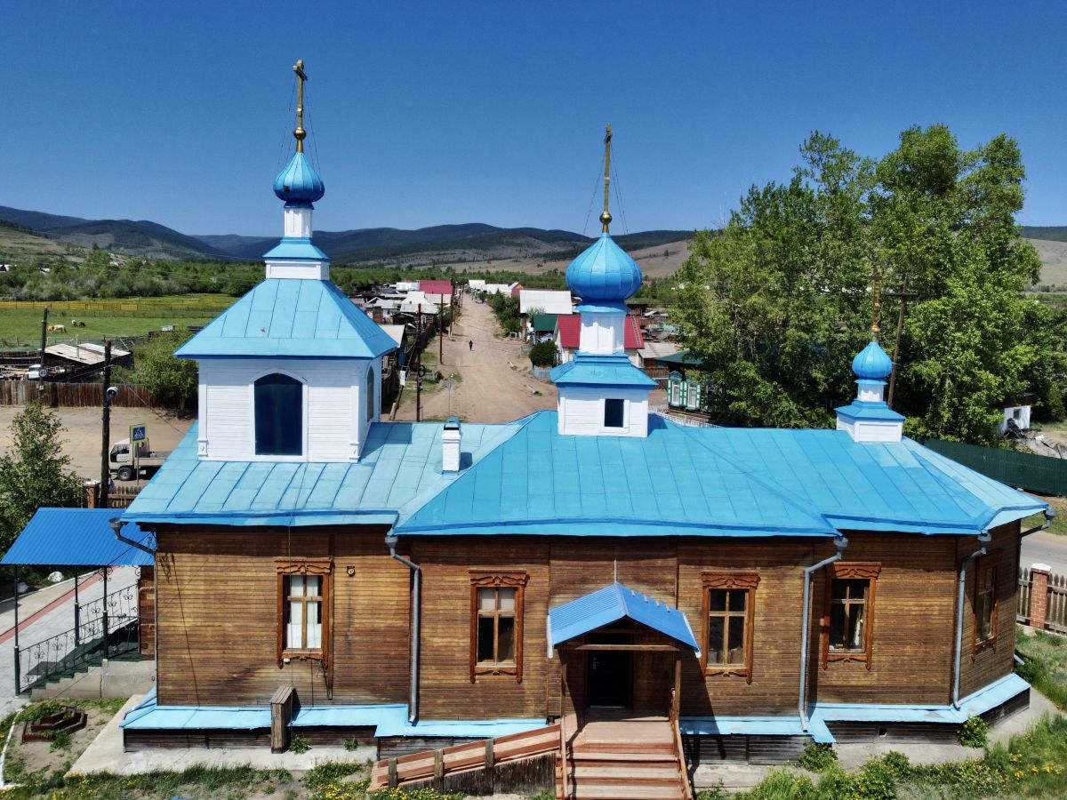 Церковь Петра и Павла, Гурульба (Иволгинский район, Республика Бурятия). фасады, Вид с юга