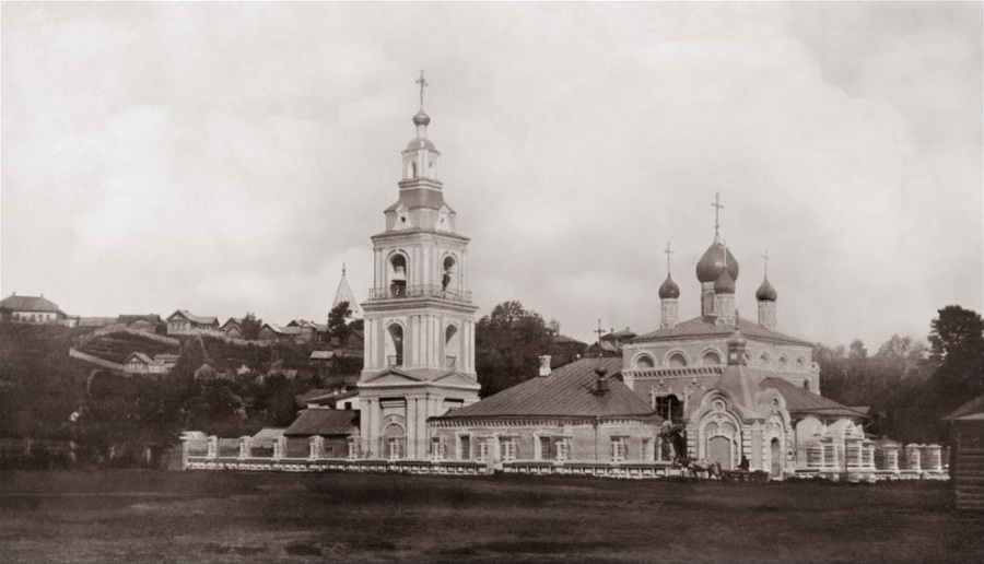 Чебоксары. Церковь Покрова Пресвятой Богородицы. архивная фотография, Фото 1900 года