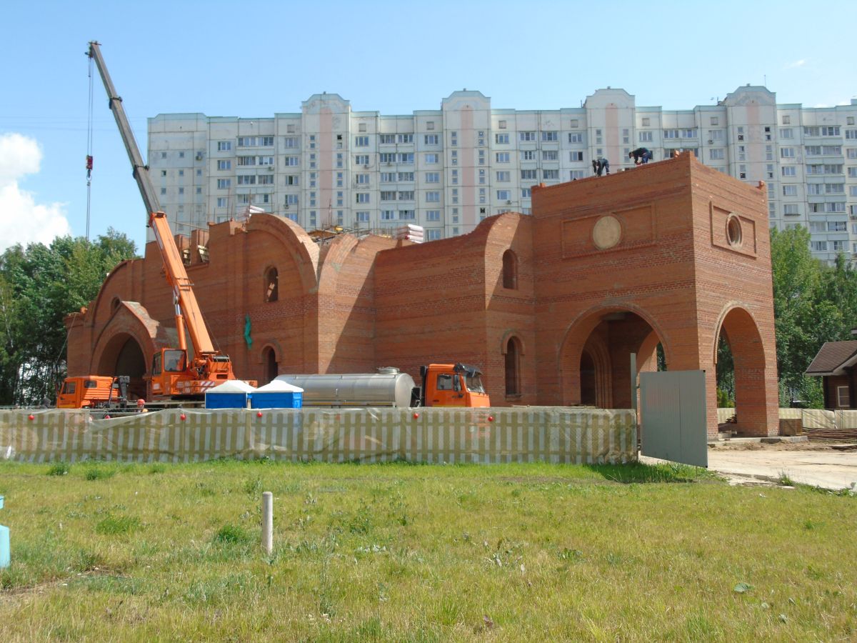 Церковь Усекновения главы Иоанна Предтечи (строящаяся), Северный (Северо-Восточный административный округ (СВАО), г. Москва). документальные фотографии