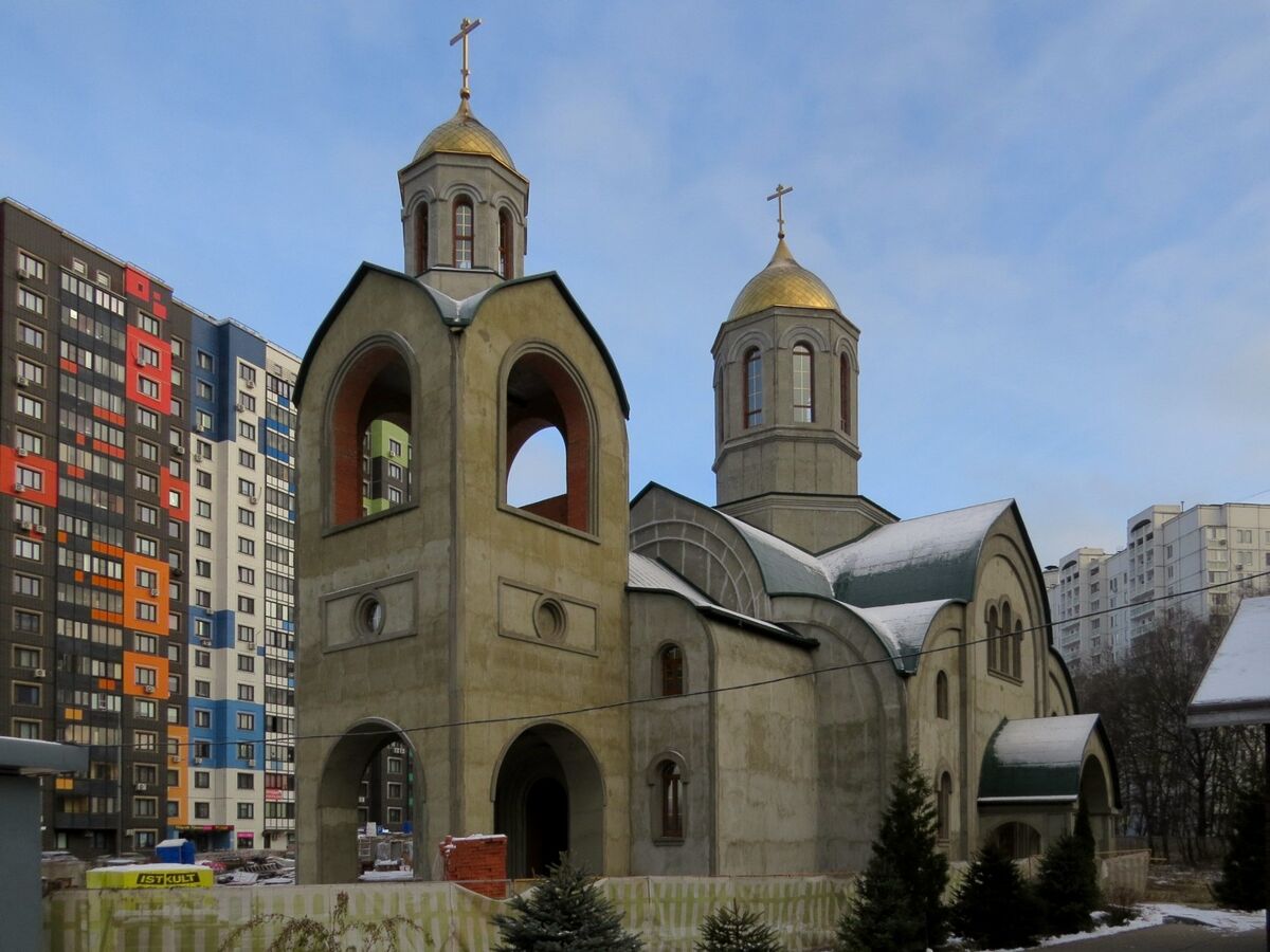 Церковь Усекновения главы Иоанна Предтечи (строящаяся), Северный (Северо-Восточный административный округ (СВАО), г. Москва). фасады