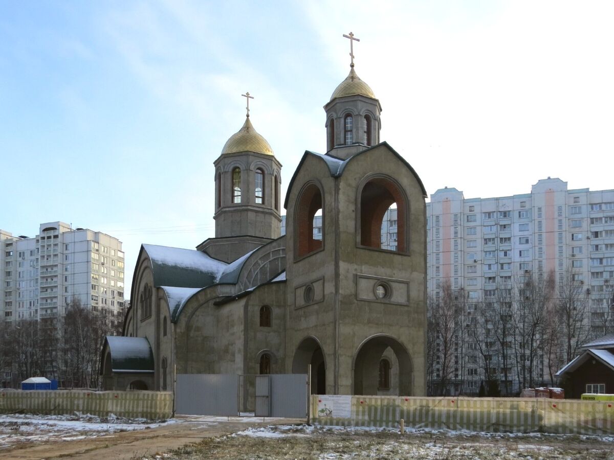 Церковь Усекновения главы Иоанна Предтечи (строящаяся), Северный (Северо-Восточный административный округ (СВАО), г. Москва). фасады