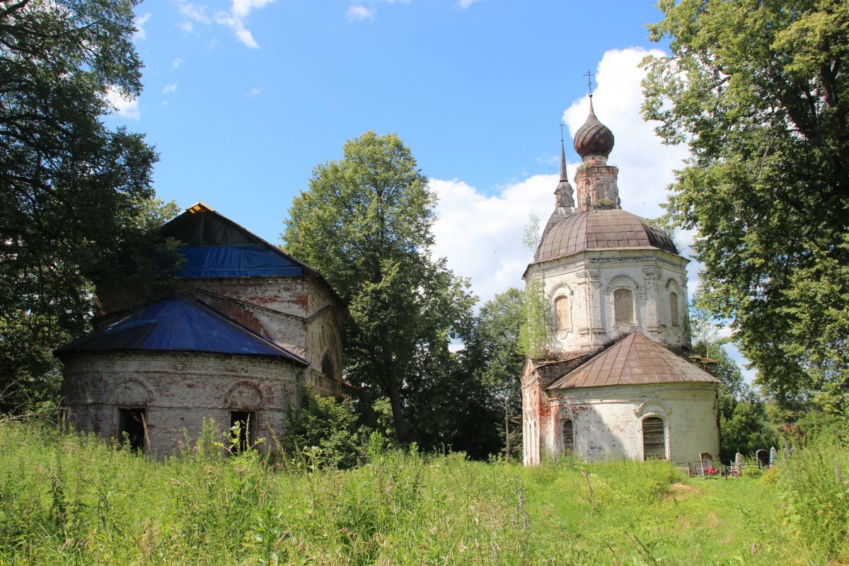 Семёновское. Храмовый комплекс. Церкви Положения Пояса Пресвятой Богородицы и Собора Архистратига Михаила и прочих Сил бесплотных. фасады