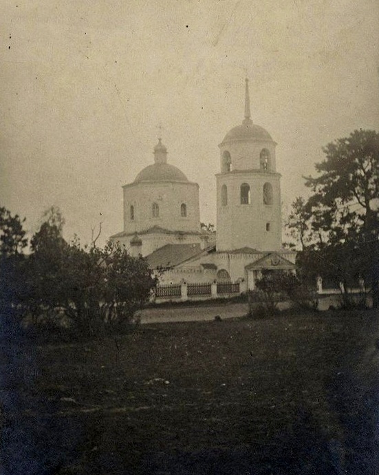Церковь Казанской иконы Божией Матери, Большая Борисовка (Инзенский район, Ульяновская область). архивная фотография, Фото 1925 г. Госкаталог № 43275254. Пензенский государственный краеведческий музей