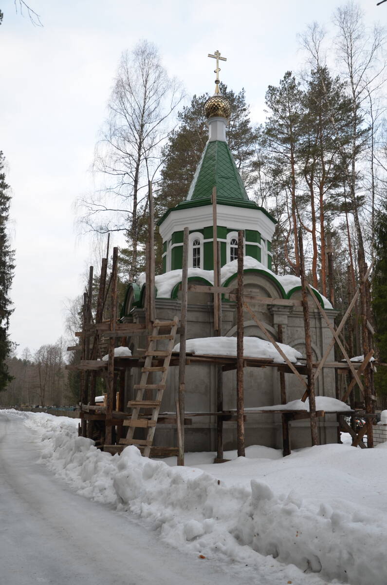 Часовня Николая Чудотворца, Старь (Дятьковский район, Брянская область). документальные фотографии, Восточный фасад
