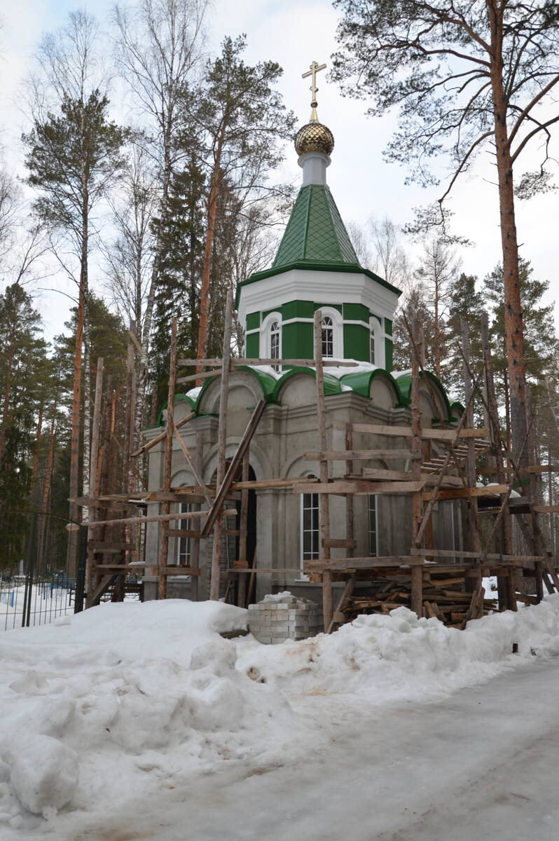 Часовня Николая Чудотворца, Старь (Дятьковский район, Брянская область). документальные фотографии, Вид с юго-запада