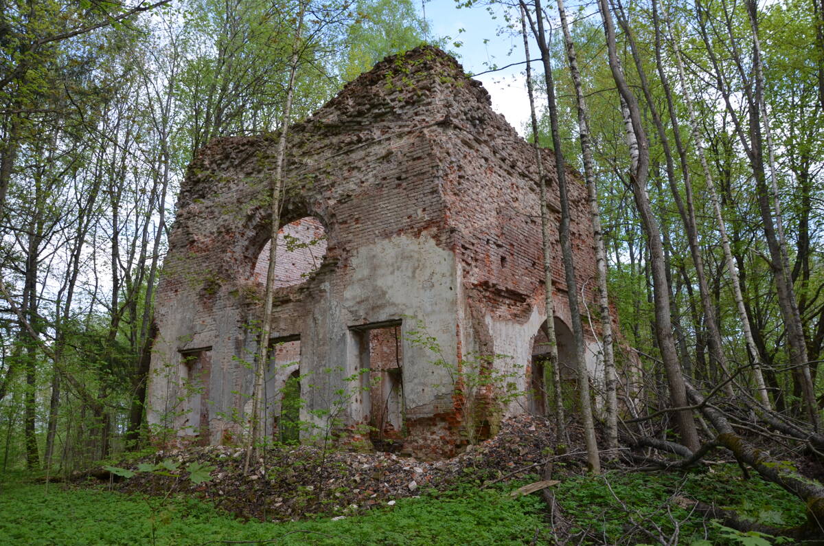 Церковь Георгия Победоносца, Михейково (Кардымовский район, Смоленская область). фасады, Вид с северо-запада
