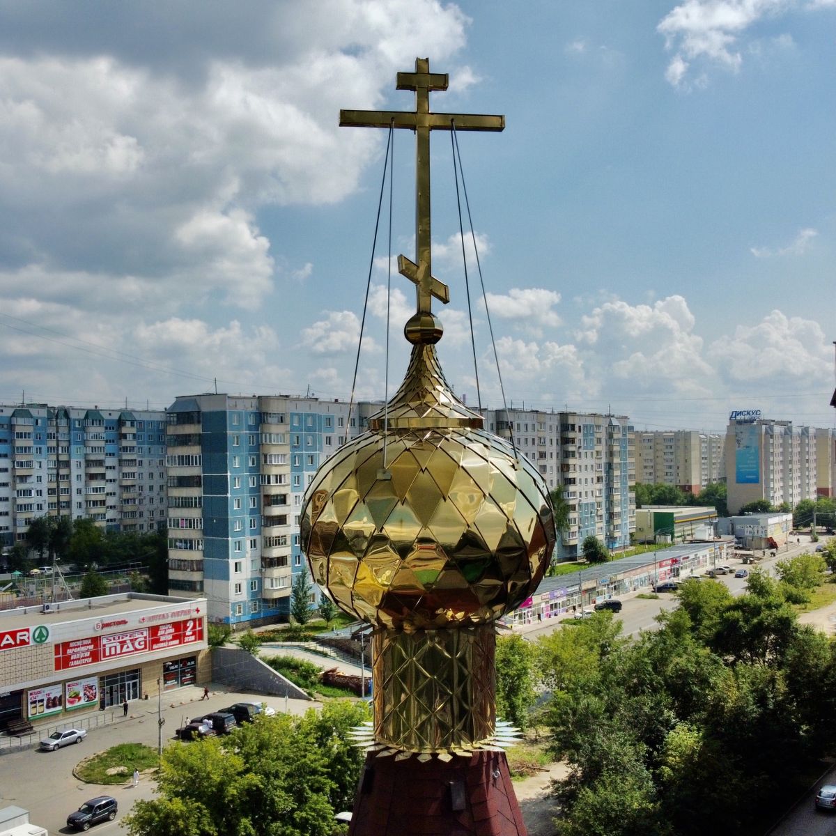 Церковь Спаса Нерукотворного Образа, Новосибирск (Новосибирск, город, Новосибирская область). архитектурные детали, Глава