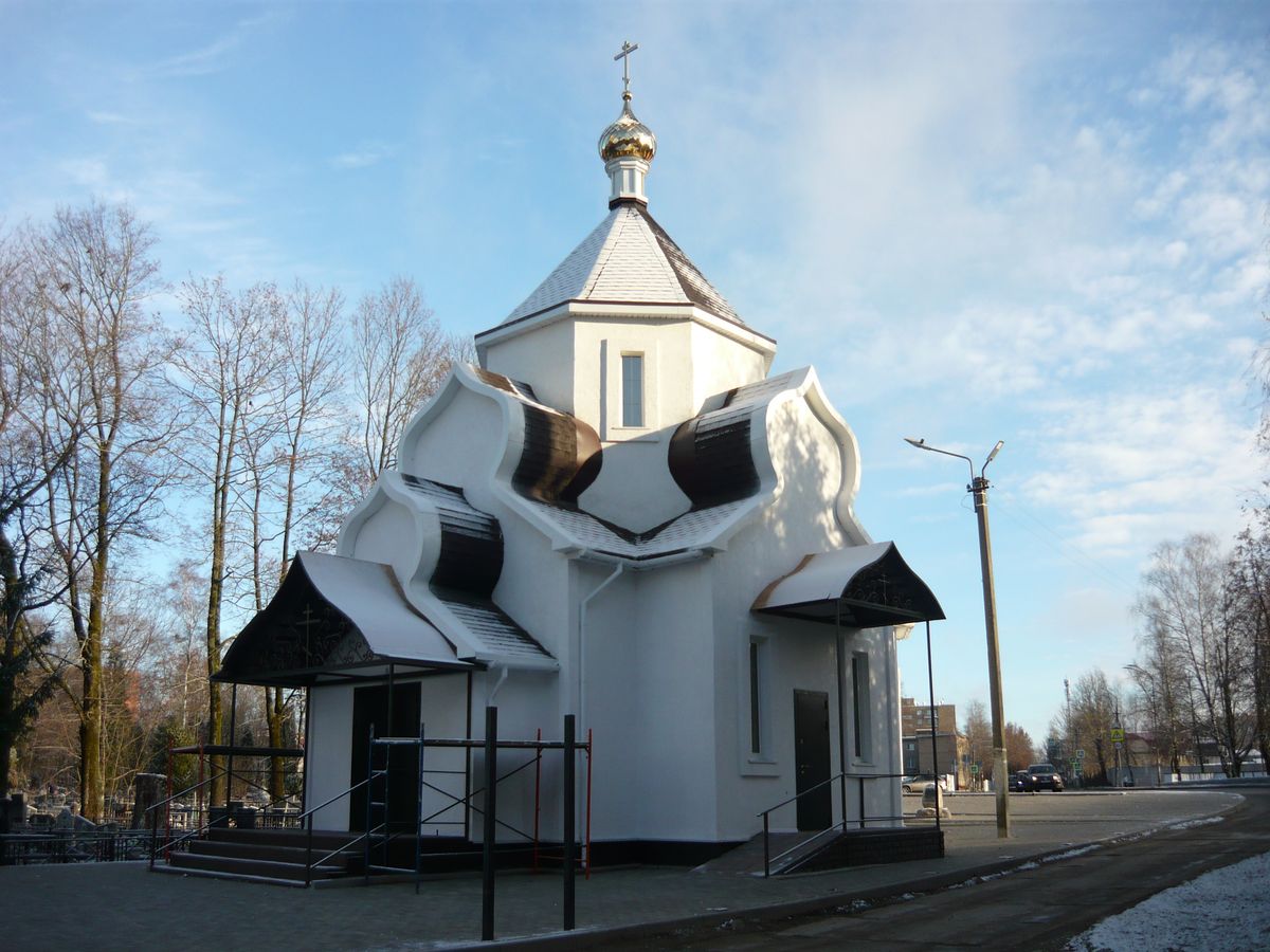 Церковь Евгения (Боткина), Смоленск (Смоленск, город, Смоленская область). общий вид в ландшафте, Церковь в честь Евгения Боткина возле Братского кладбища.